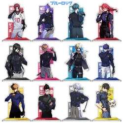 15cm Blue Lock Model Anime Peripheral Isagi Chigiri Bachira Nagi Karasu Acrylic Stand Figure Desk Ornament Anime Collection