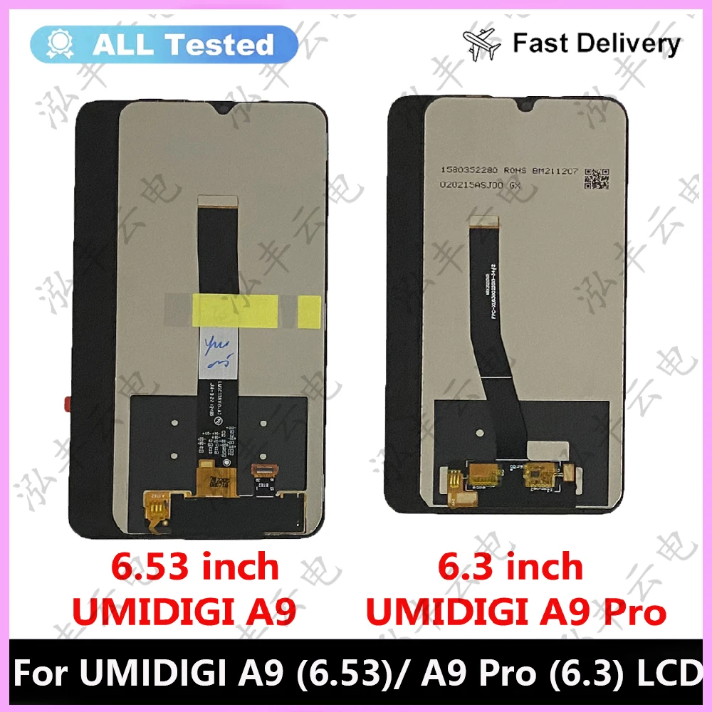 

Original Tested For UMIDIGI A9 Pro LCD Display and Touch Screen Digitizer Assembly Replacement For UMIDIGI A9 LCD Sensor +Tools