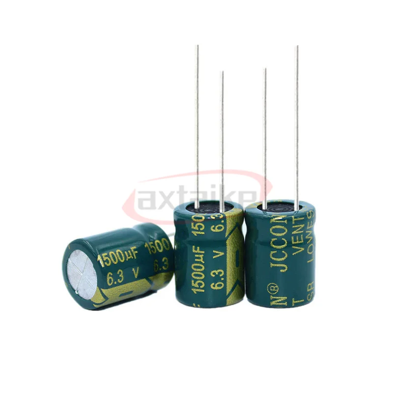 10PCS High Frequency Low ESR Aluminum Electrolytic Capacitor DIP 1500UF 6.3V 10V 16V 25V 35V 50V 8*16/10*13/10*20/13*20/13*25MM