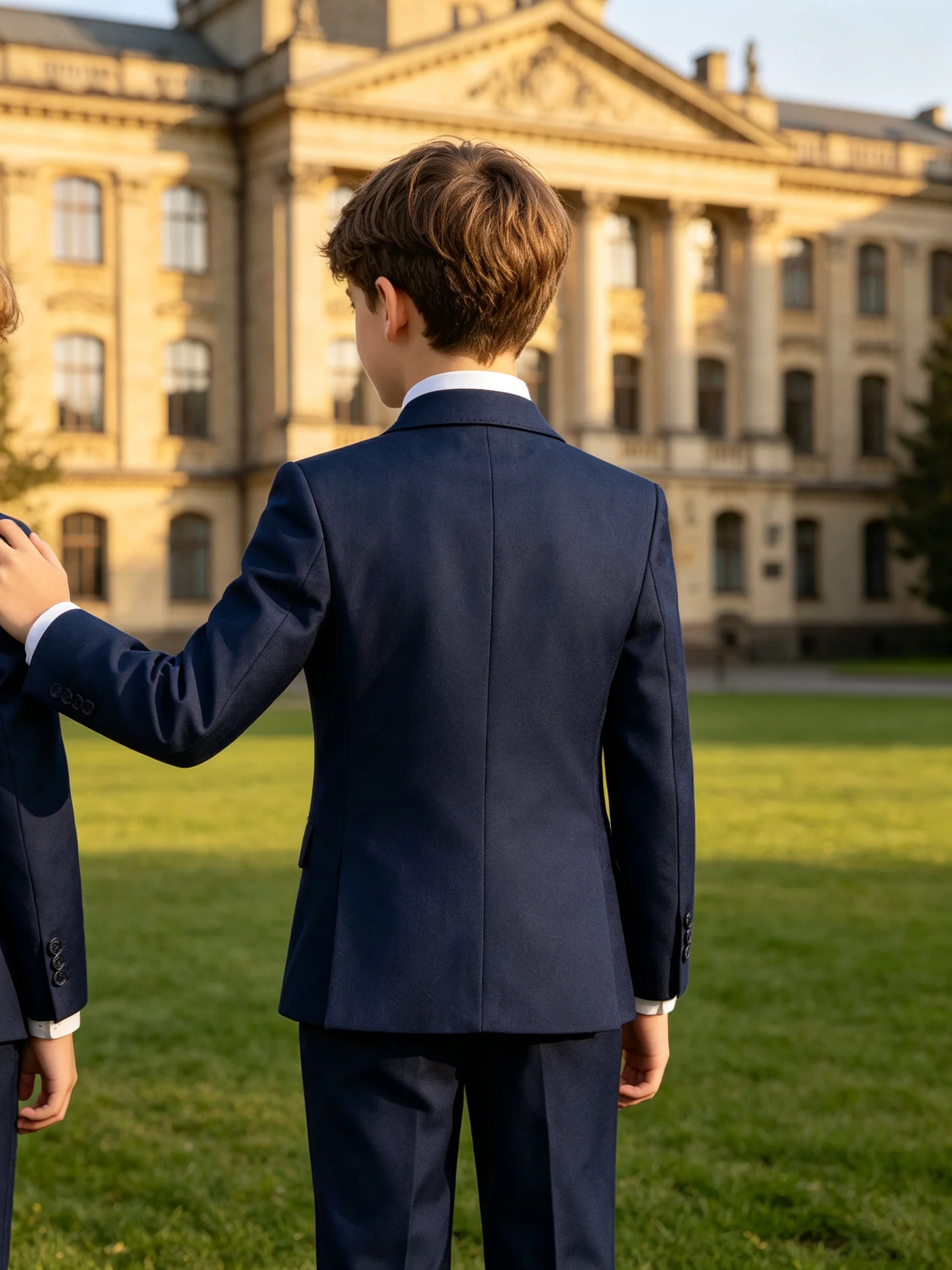 Boy's 2-Piece Formal suit set Blazer & Pants Set. Kids Wedding Ring Bearer Suit for Graduation & Party Classic Dresswear.