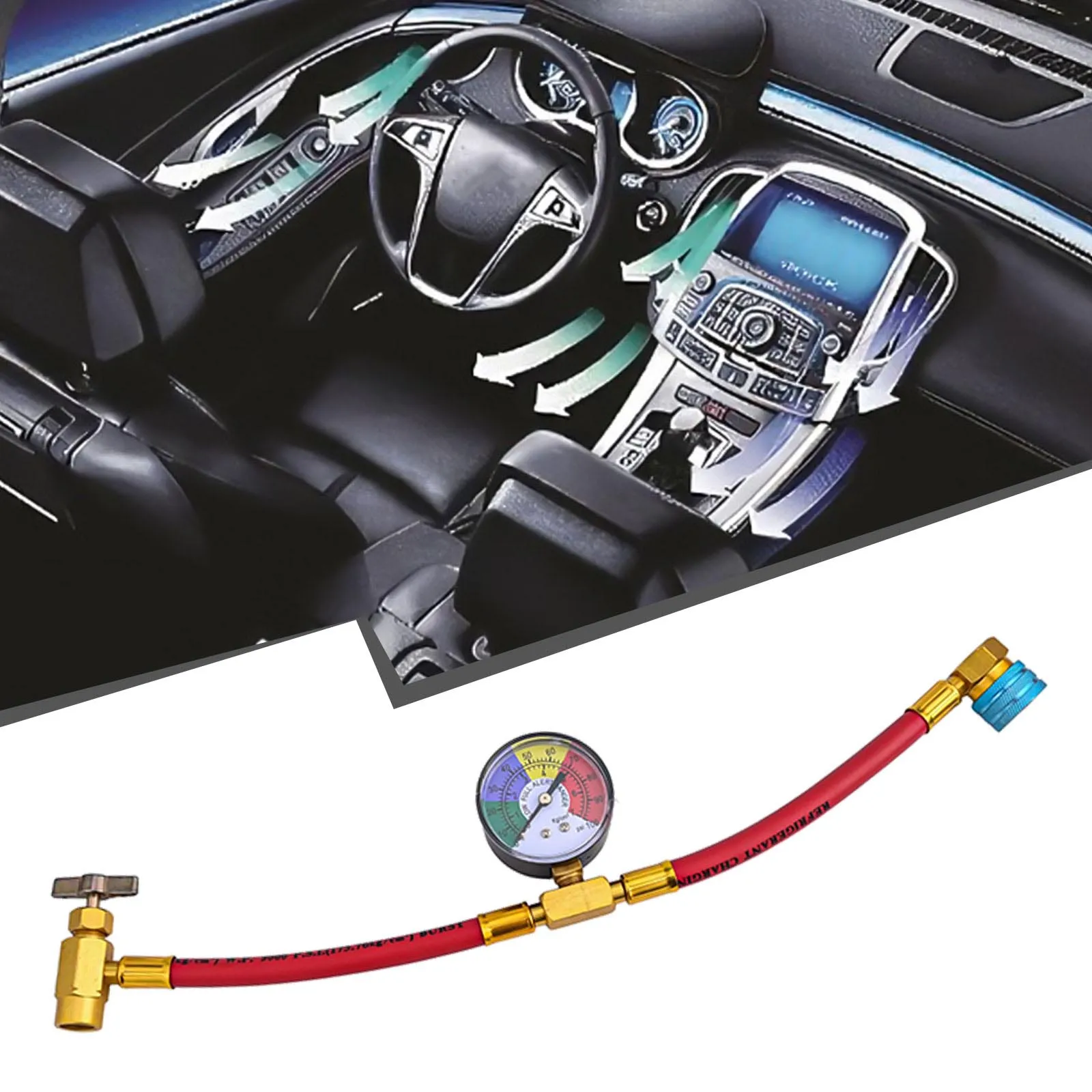 

1515 Cm Pipe Length Car Recharge Charging Pipe Convenient 12 LH Can Opener High Universality Fitment Versatile Compatibility