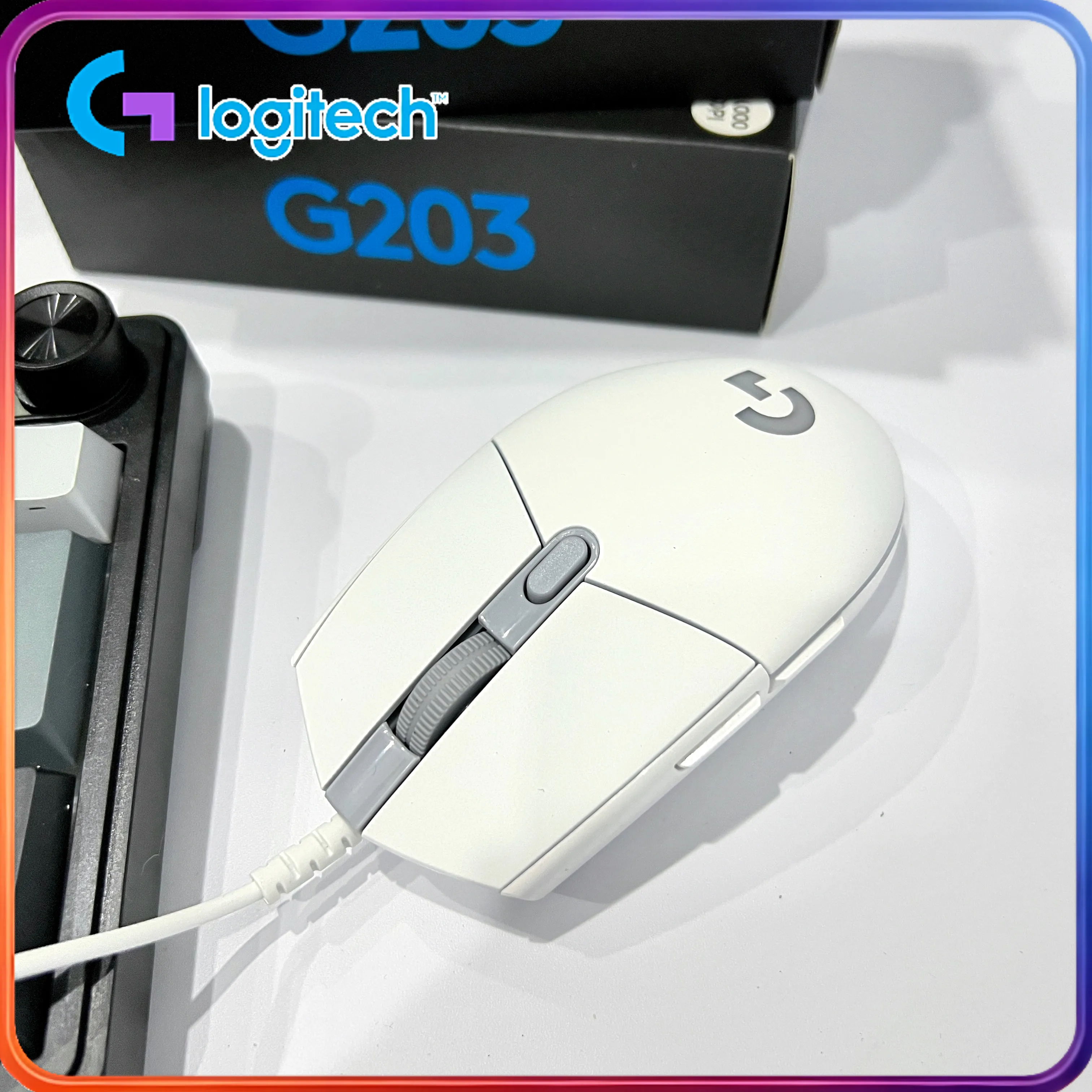 

Logitech G102/G203 High-Performance Gaming Mouse with 8000 DPI, RGB Lighting, and 6 Customizable Buttons