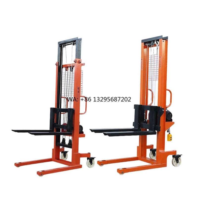

Portable Manual Self Loading Pallet Lifter Electric Mover Warehouse Pallet Stacker