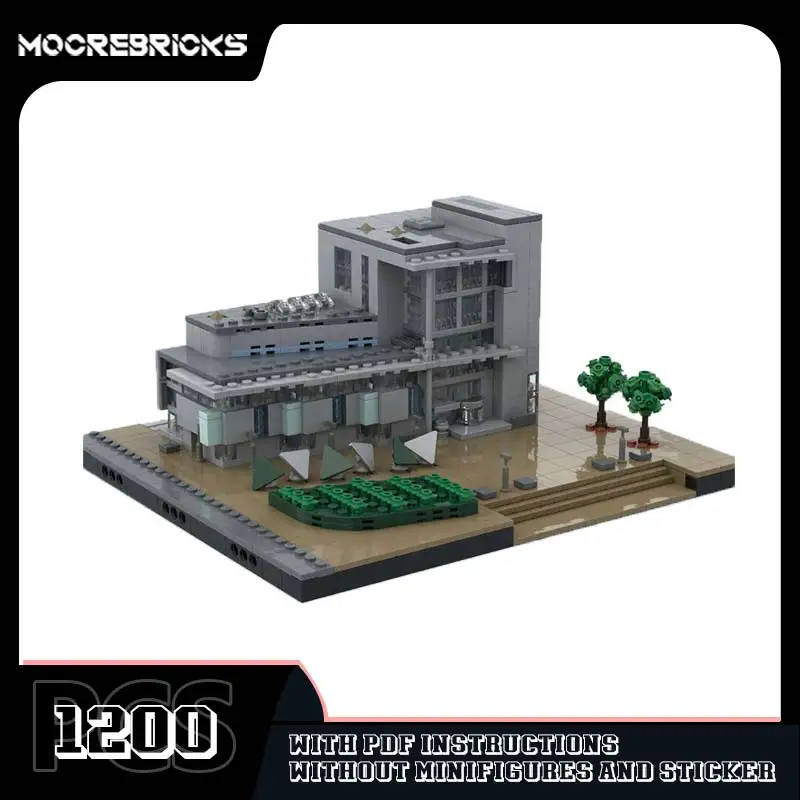 MOC Management Court and Jedi Temple Building Block Model Set Boys Girls Educational Toys