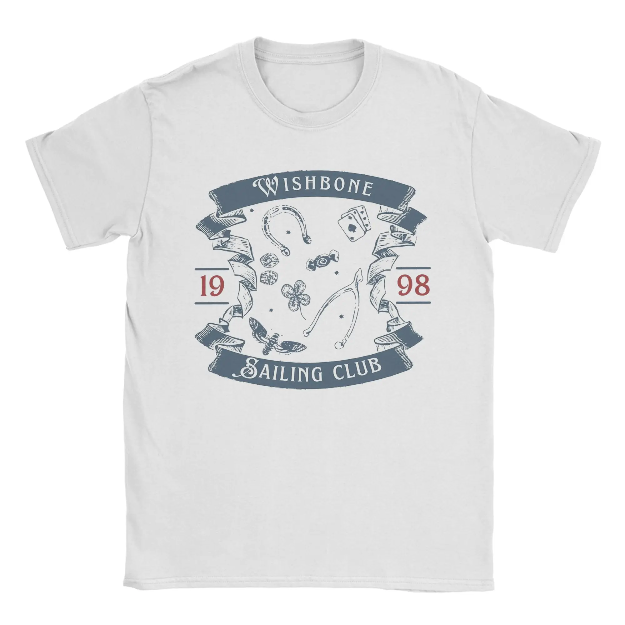 Men's Wishbone Sailing Club 1998 Conan Gray T Shirt  Cotton Tops Funny Short Sleeve Crew Neck Tee Shirt Summer T-Shirts