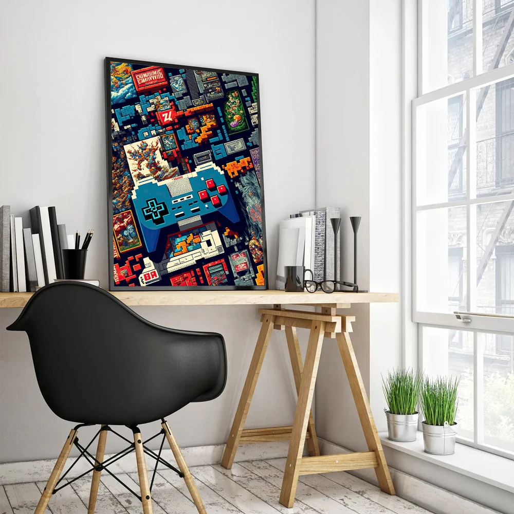 Pixel Gaming Game Boy Plakat n – Home Decor Za recenzja i cena