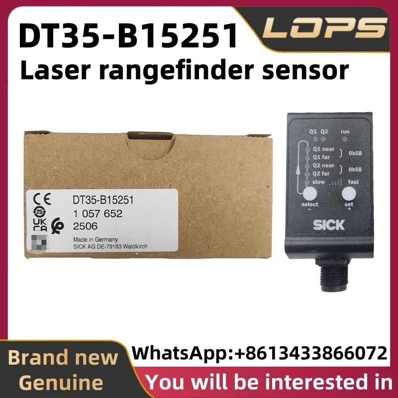 

DT35-B15251 Brand new original SICK Laser rangefinder sensor, large quantity in stock, welcome to consult