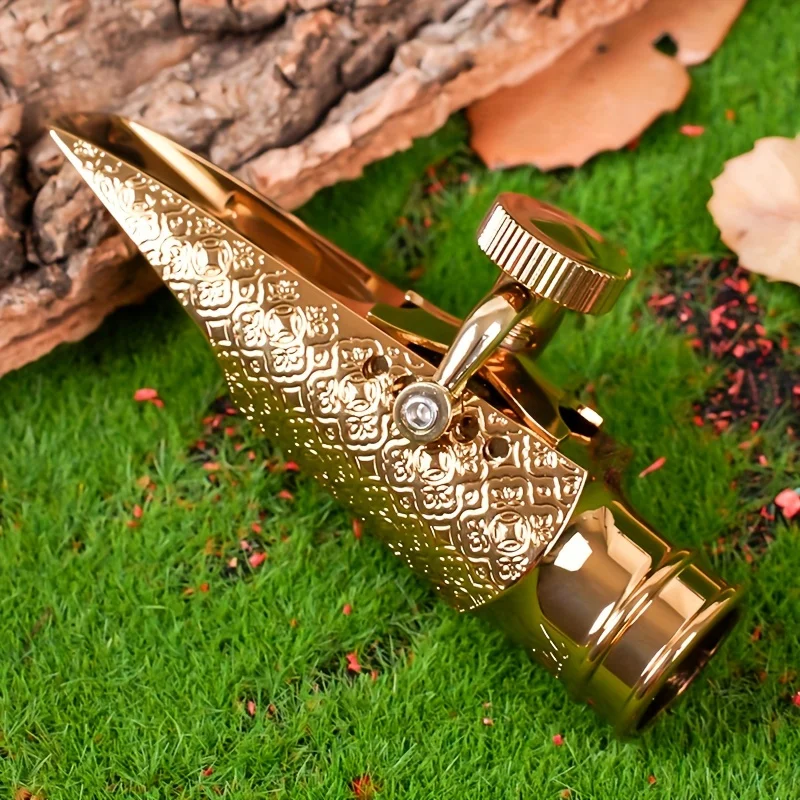 Alto Saxophone Mouthpiece Metal Brass Plated Size  6 7 8  For Alto Sax Accessories Easy to play,Saxophone ligature