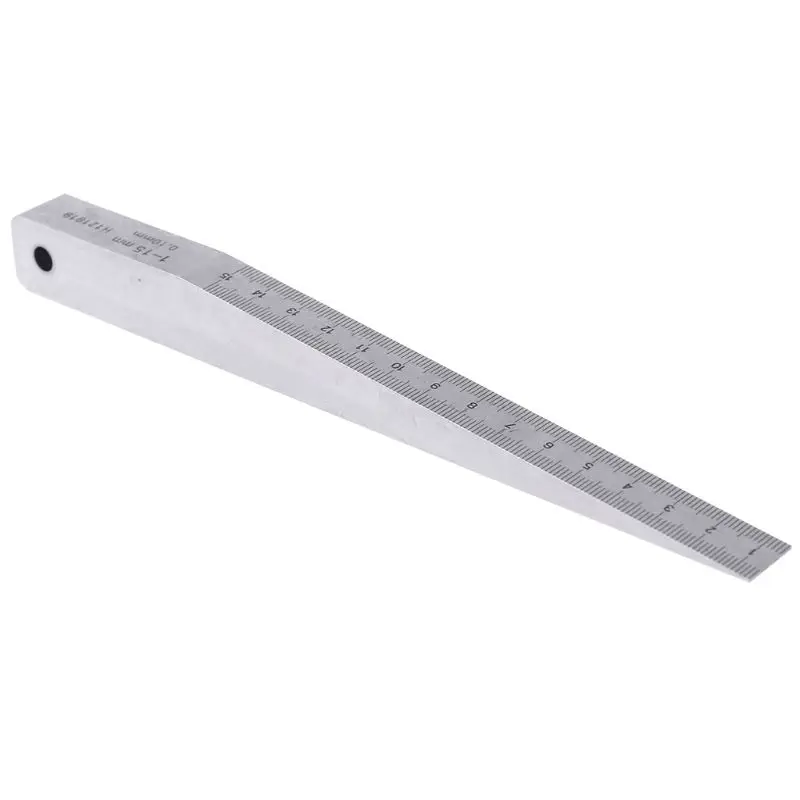 Taper Gauge Welding Feeler Wedge Gauge Hole Measure Tool 1-15mm 0.5-10mm 0.4-6mm 63HA