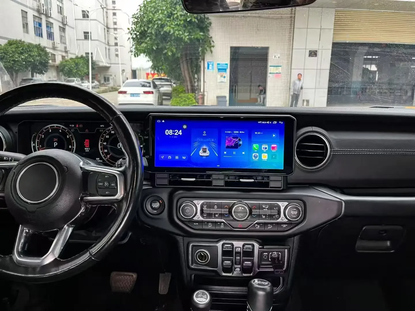 For Jeep Wrangler JL 2018-2023 New Upgrade 12.3+12.3inch Screen Android Multimedia Radio LCD Dashboard Digital Cluster Carplay