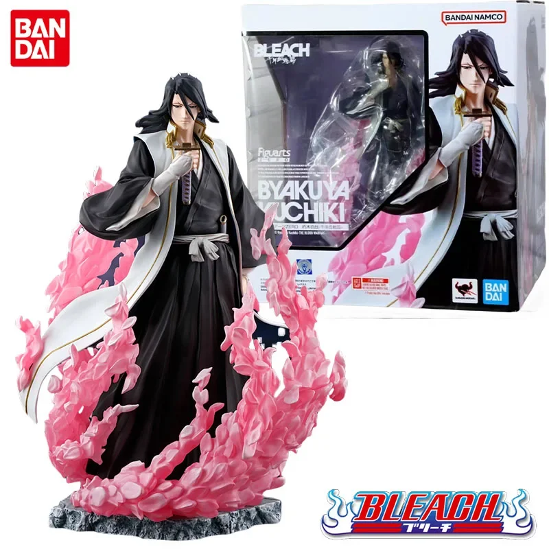 

Bandai Genuine Figuarts ZERO BLEACH Anime Figure Kuchiki Byakuya Action Toys Boys Girls Kids Christmas Gift Collectible Model