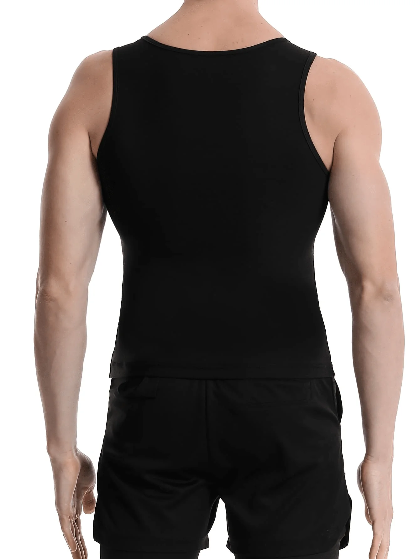 Men's Fitness Sauna Sweat Vest Workout Clothes
