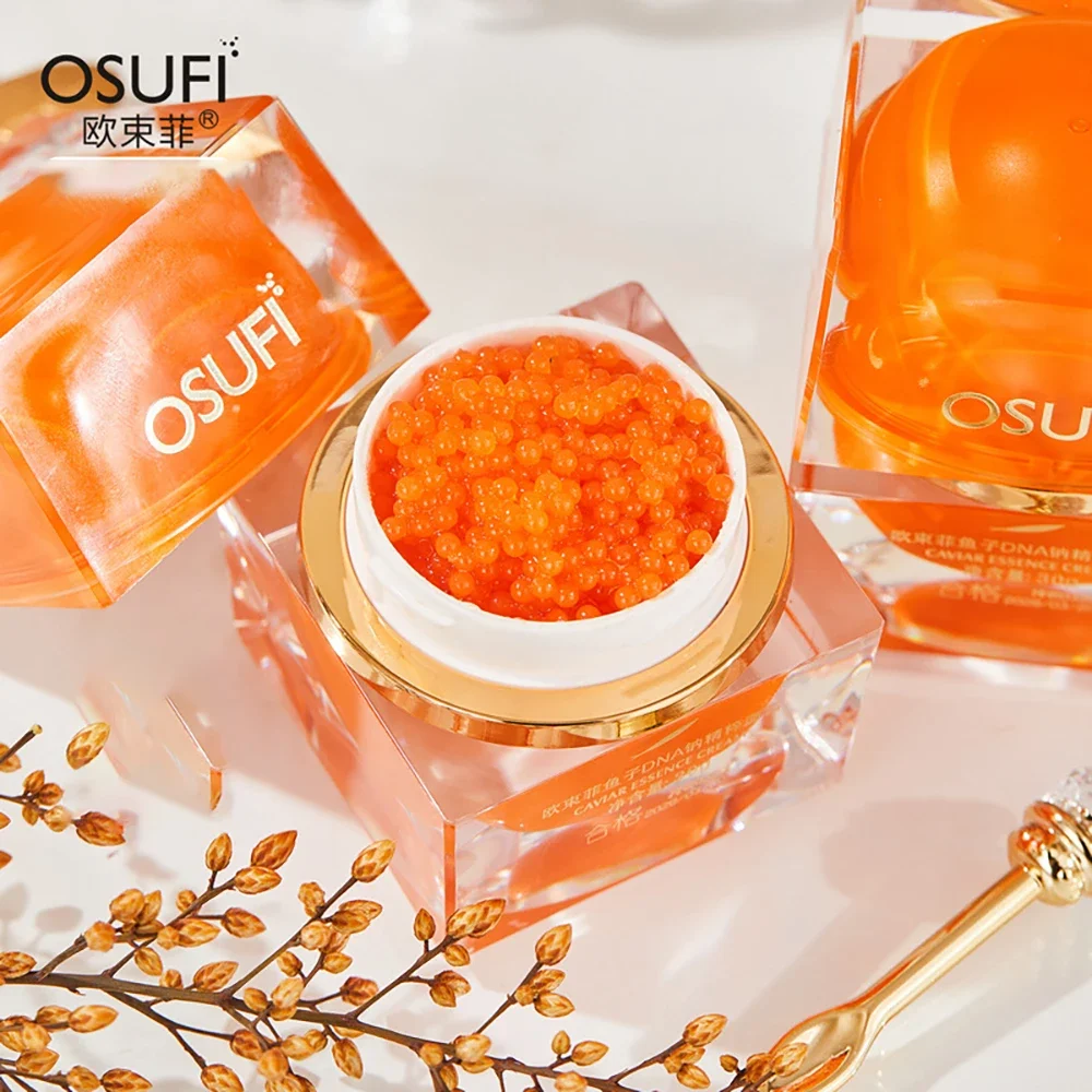 OSUFi High End Luxury Caviar DNA Sodium Essence Face Cream Smoothing Wrinkles Cream Revitalizing Skin Facial Skin Care Products