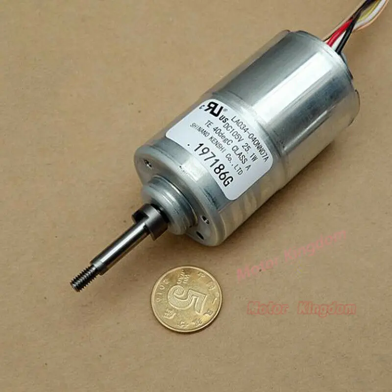 SHINANO LA034-040NN07A BLDC Motor 36V 48V 60V  DC105V  3-Phase 8-Wire With Hall Brushless Motor Double ball bearing