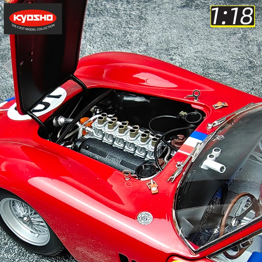 Kyosho 1:18 scale New FOR  250GTO alloy car model red 19# 22# Classic car static display piece holiday gift collection