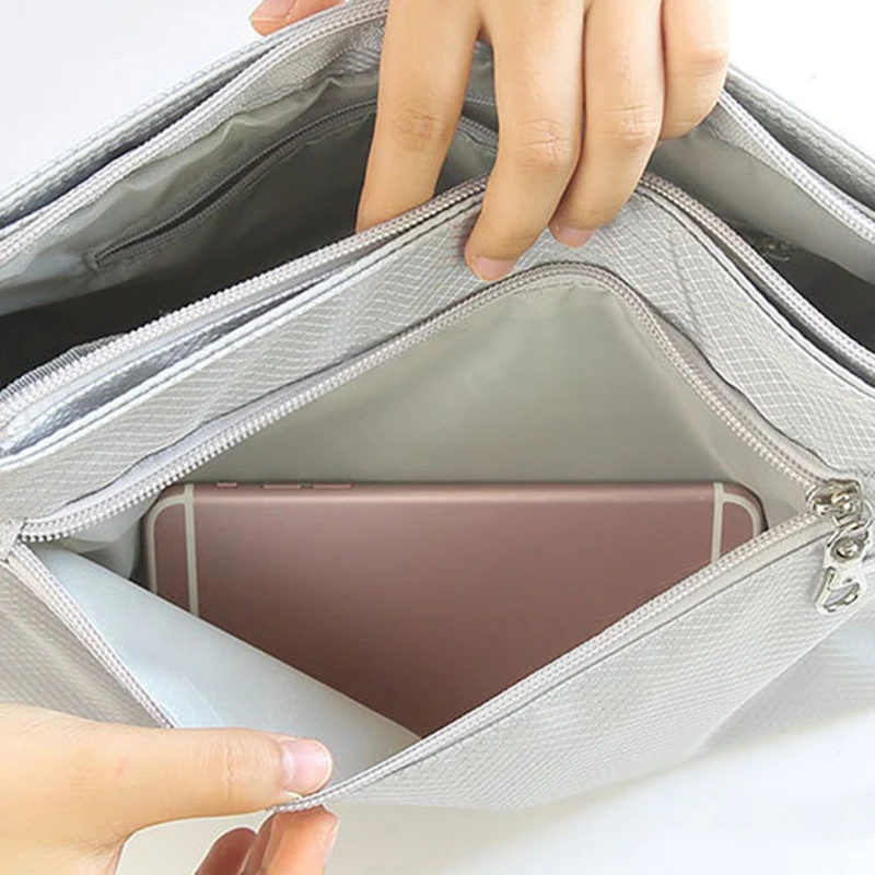 Bag Organiser Insert Handbag Pouch Insert for Women, Cosmetic Handbag Organiser Large Purse Insert Organiser Tote Organiser Medi