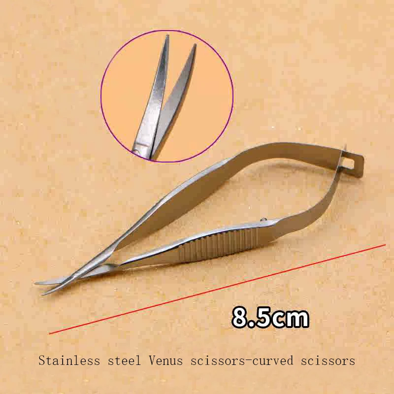 Ophthalmology Venus Scissors titanium alloy stainless steel microscissors straight angle iris fine plastic tools