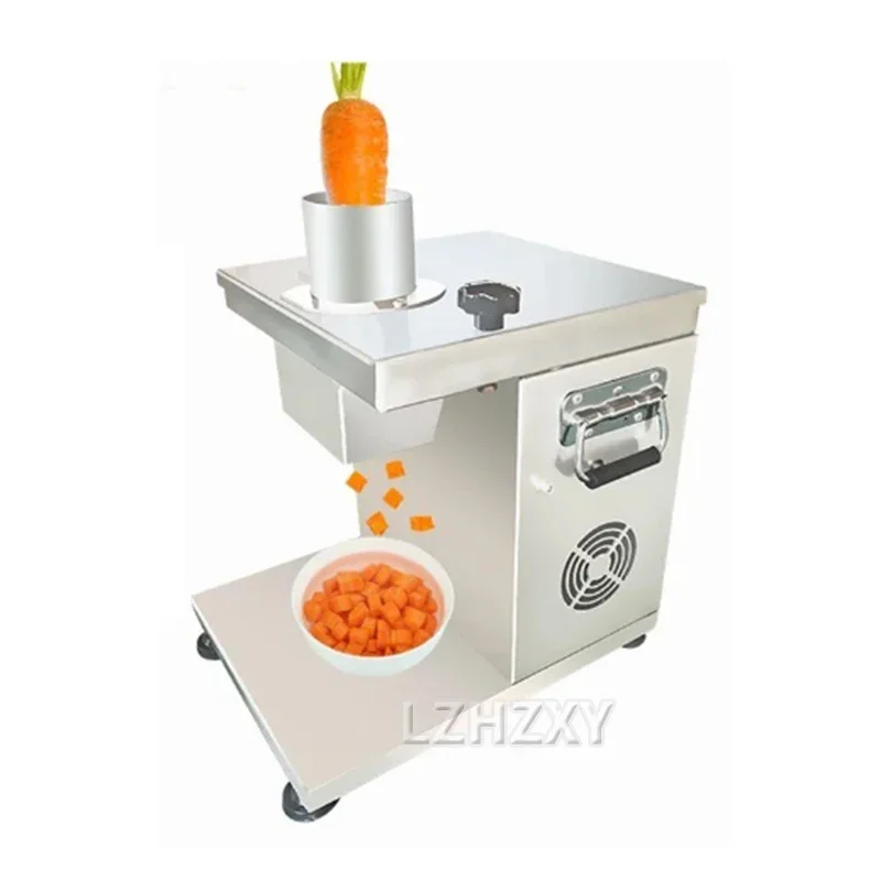 Multifunctional Vegetable Dicing Machine Commercial Carrot Radish Potato Cube Slicing Dicing Cutter Food Processor