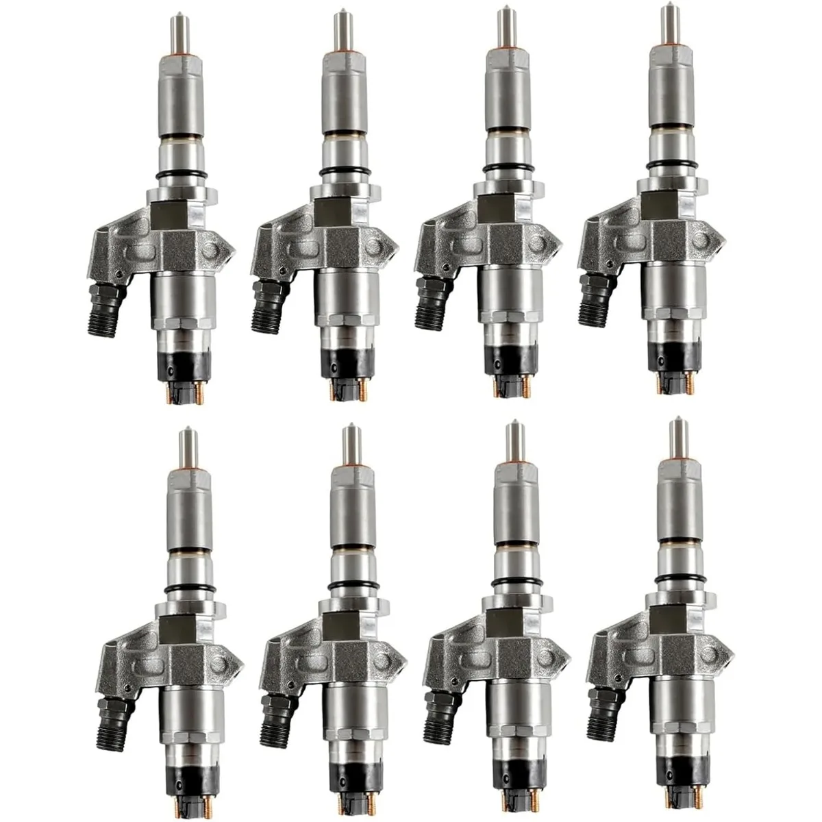 

8PCS 0445120008 0986435502 9772060661 97720661 97720604 Fuel Injectors For Duramax 6.6L LB7 V8 Turbo Engine Chevy