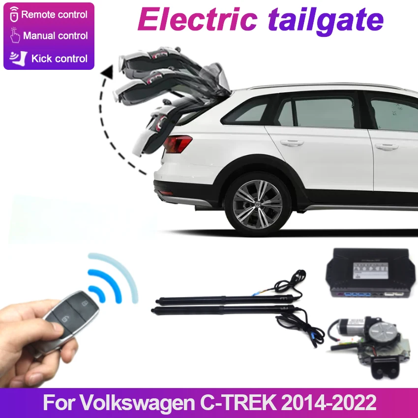 For Volkswagen C-TREK 2014-2022 Trunk Installation and Electric Trunk Lid Variant Automatic Start Electric Tailgate Tow Bar