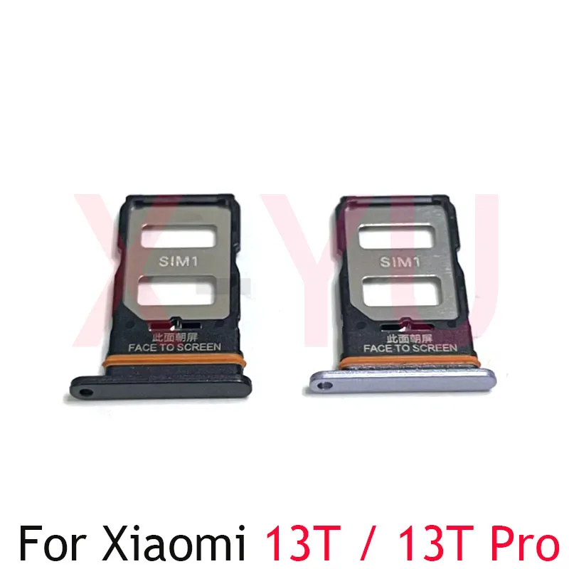 Soket adaptor dudukan Slot kartu SIM, soket pembaca ganda tunggal untuk Xiaomi Mi 13T / 13T Pro