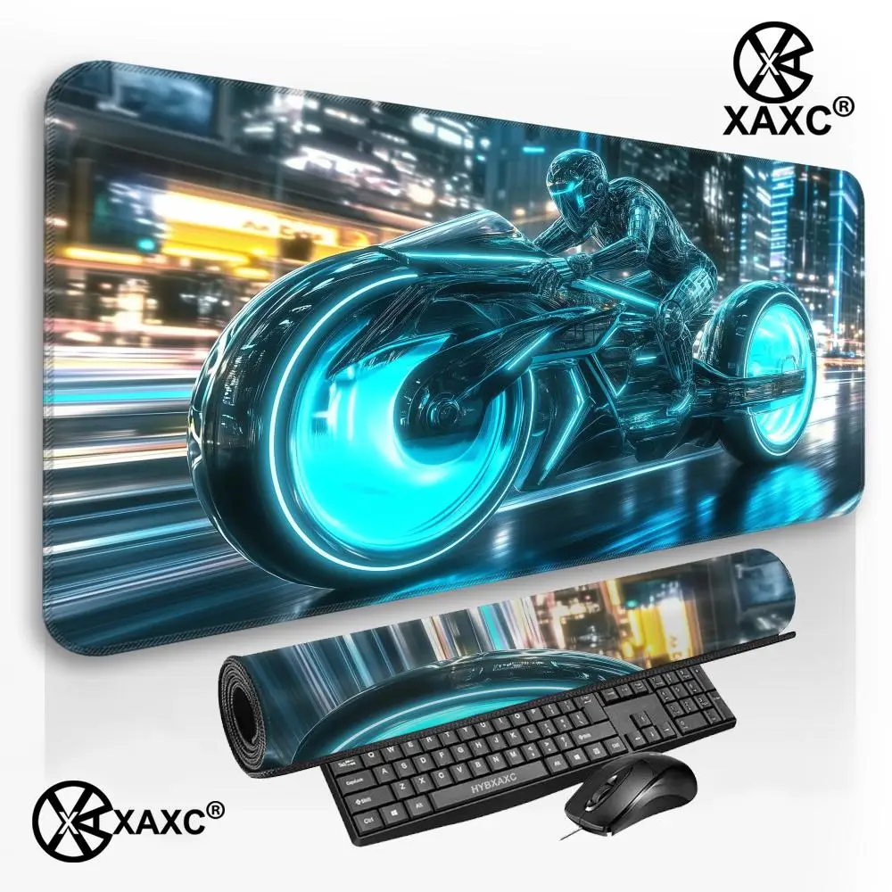 

Cool motorcycle Mouse Pad XXL Large Gaming Accessory Deskmats Non-Slip Rubber Computer Keyboard Mat Office Laptop Long Mousepad