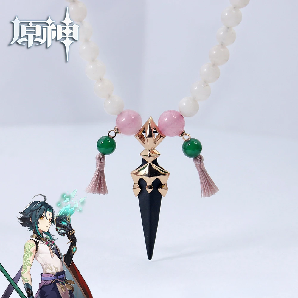 Genshin Impact Game Surrounding Mandrill Necklace cos The same type of Subduing Pestle Pendant anime Gift Mandrill Necklace