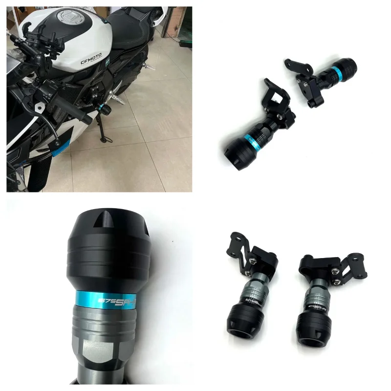 

Motorcycle Accessories FOR CFMOTO 675SR-R 675NK Anti-drop Ball Modification - Racing Bumper Modification High-strength Aluminum