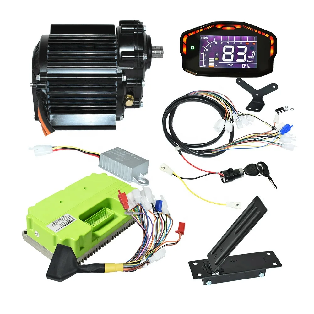 MOTOR 120 Conversion Kit  72260 Controller Foot Pedal Throttle 60H V3 2000w Electric Bike Retrofit Mid Drive Kit