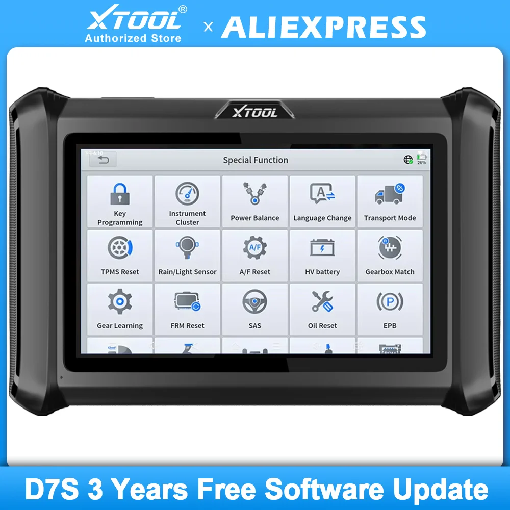 2025 XTOOL D7S Automotive Scanner update of XTOOL D7 Bidirectional ECU Coding All System Car Diagnostic Tool CANFD DOIP 38 Reset