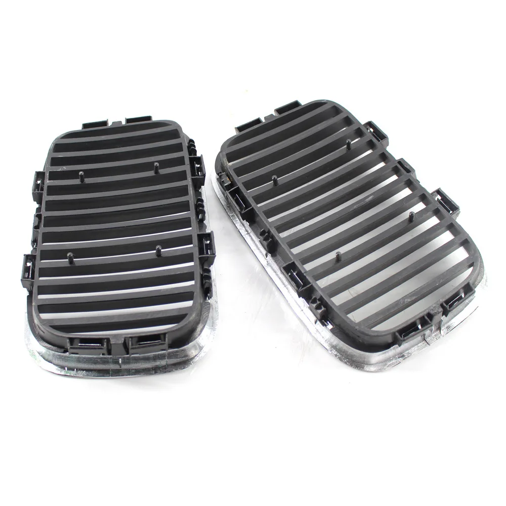 1 Pair Front Hood Bumper Kidney Grilles Grill Chrome for BMW 3-Series E36 Sedan Coupe Touring 1990-1996 51138122237 51138122238 view 4