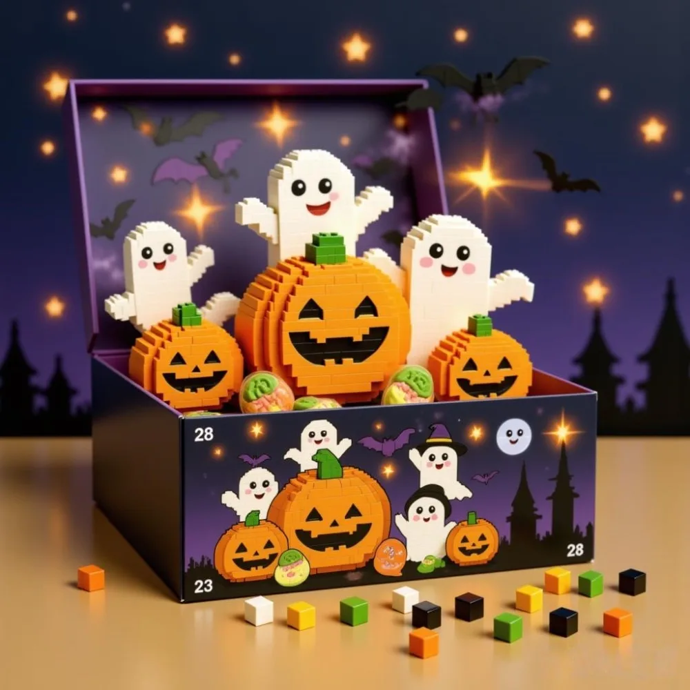 هدايا الهالوين أنيمي عمل الشكل لطيف قلادة حلية صندوق غامض مهرجان هدية الهوايات