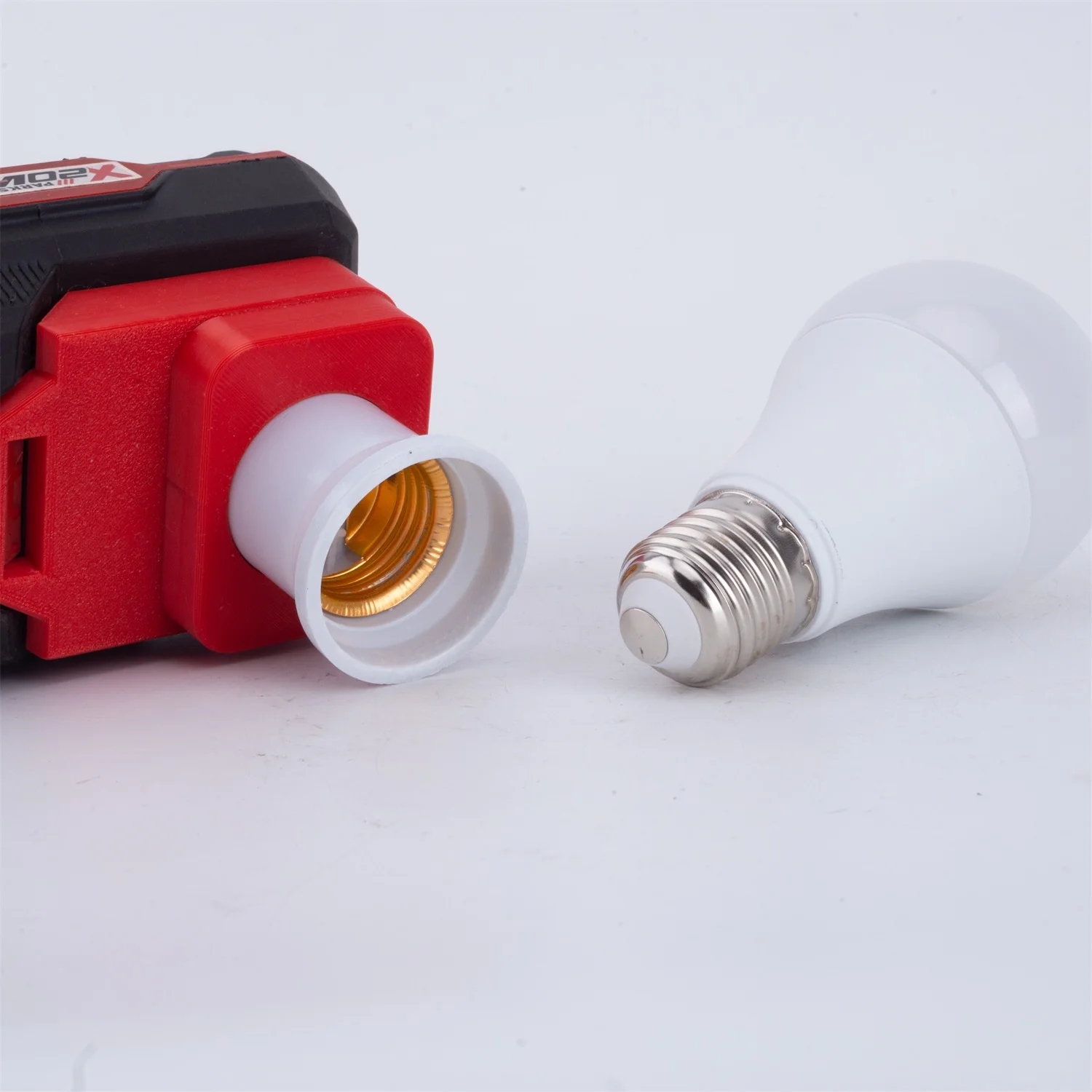 Imagem -02 - Led Luz de Trabalho Lâmpada E27 para Lidl Parkside X20v Equipe Bateria de Lítio Interior e Exterior Lâmpada de Luz Portátil sem Bateria 5w