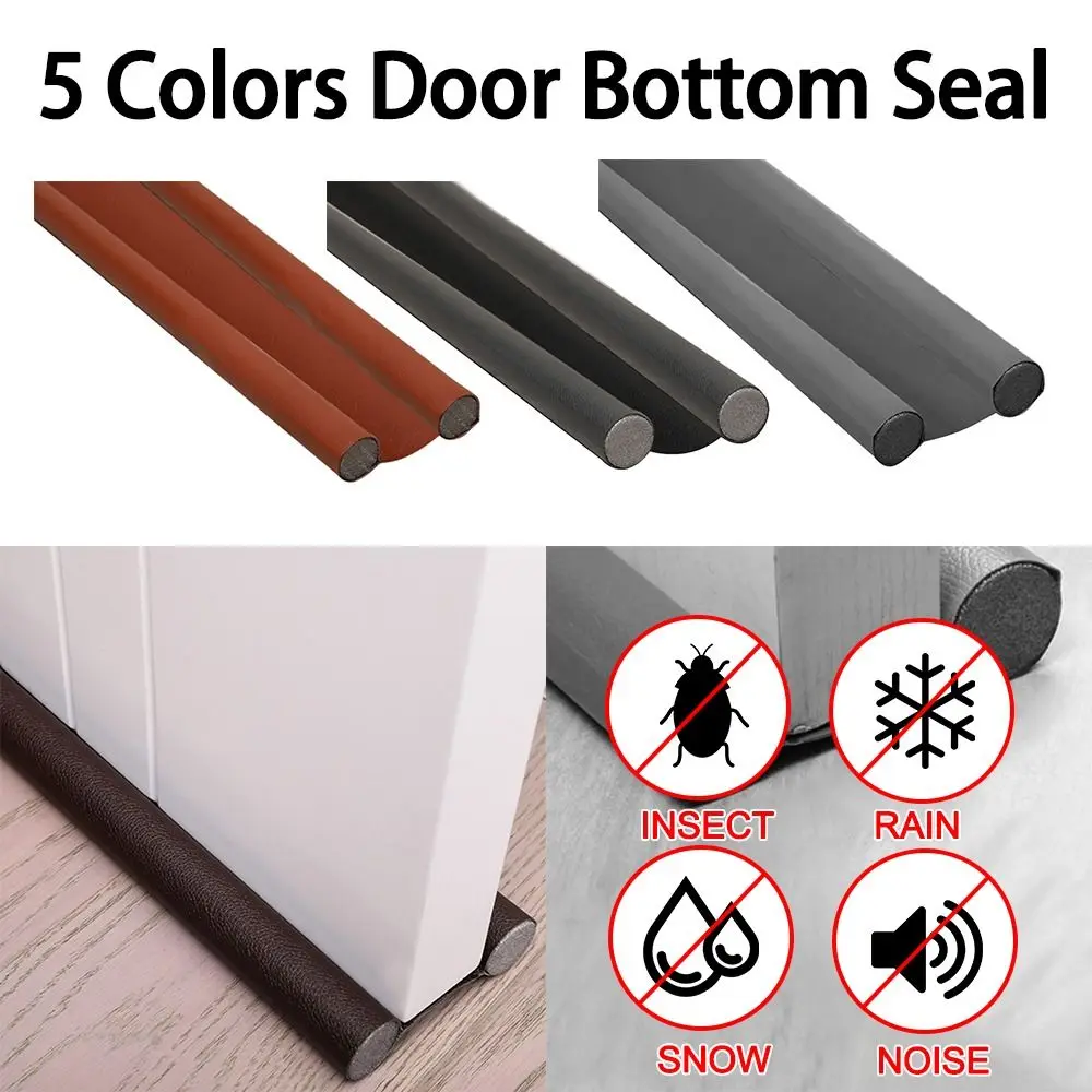 

New Double-sided Door Bottom Sealing Strip Thicker Dustproof Under Door Draft Stopper Upgraded Anti-Cold Gap Blocking Seal Strip