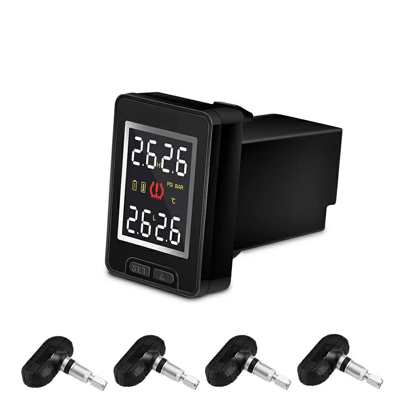 

Careud Smart Car Lcd Wireless Usb Tire Pressure Tyre ing System Internal Sensors Tpms for Nissan/Toyoyta/ /-/