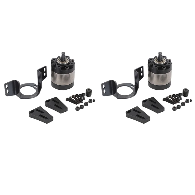 

WOWFU-2X 1:17 передаточное число планетарная коробка передач редуктор с креплением для 1/10 RC гусеничного автомобиля RC4WD D90 осевой SCX10