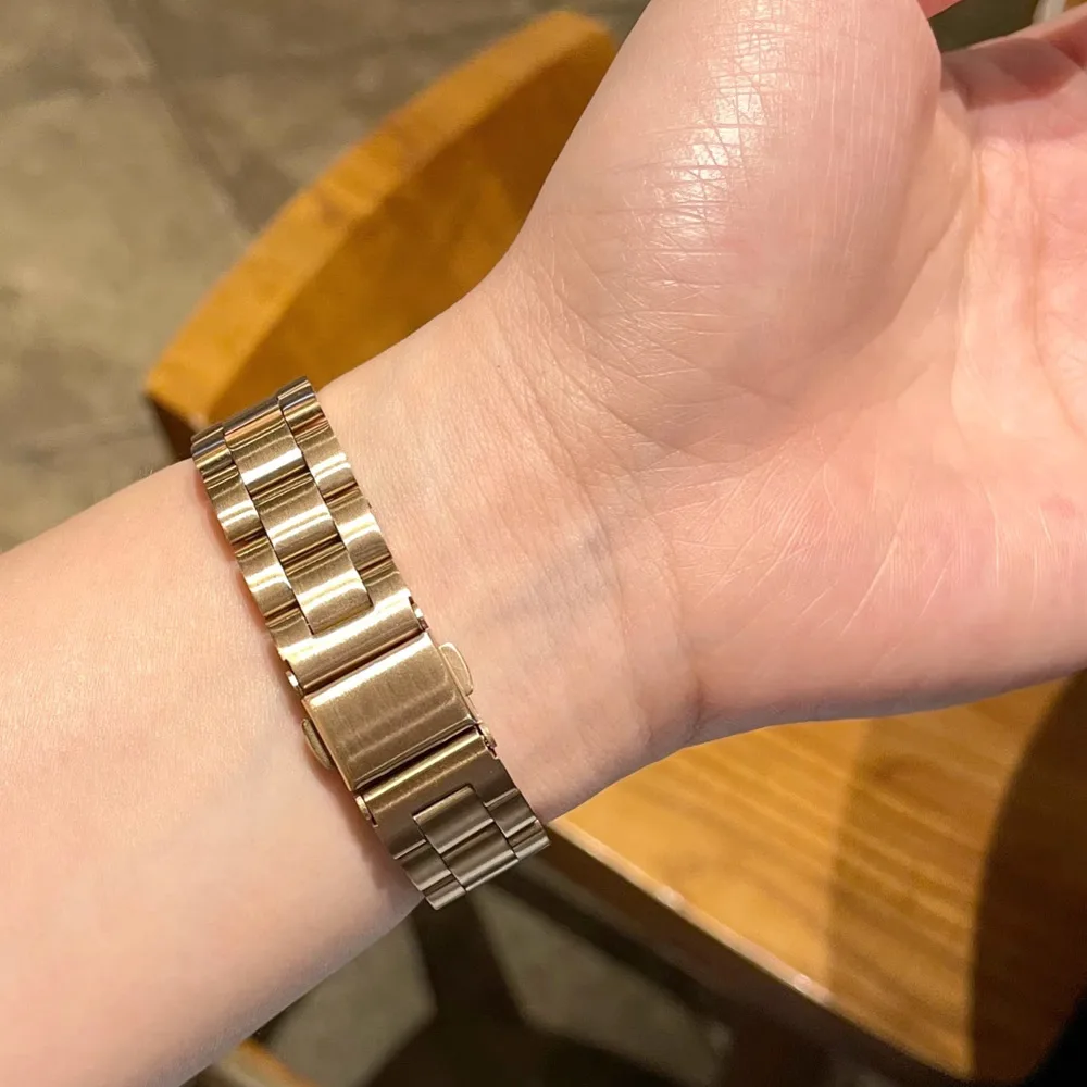 حزام ساعة أبل رفيع من الفولاذ المقاوم للصدأ متوافق مع سوار السلسلة 8 7 6 SE 3 Ultra لمقاسات 45/41 مم 40/44 مم 42 مم 49 مم