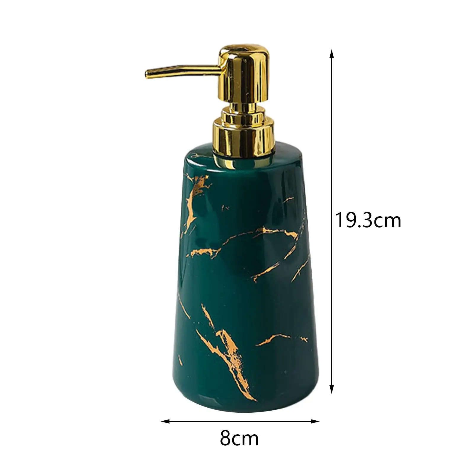 Ceramic Pump Soap Dispenser, Durable, Stylish, Waterproof, Hand Liquid,