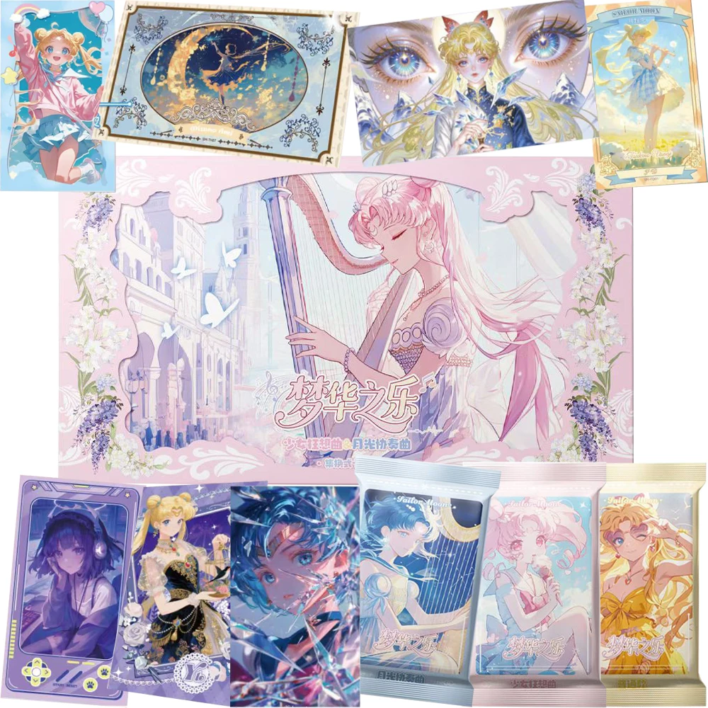 Sailor Moon Peripheral Collection Cards Classic Magical Anime High-definition Characters Practical Exquisite Cards Perfect Gifts