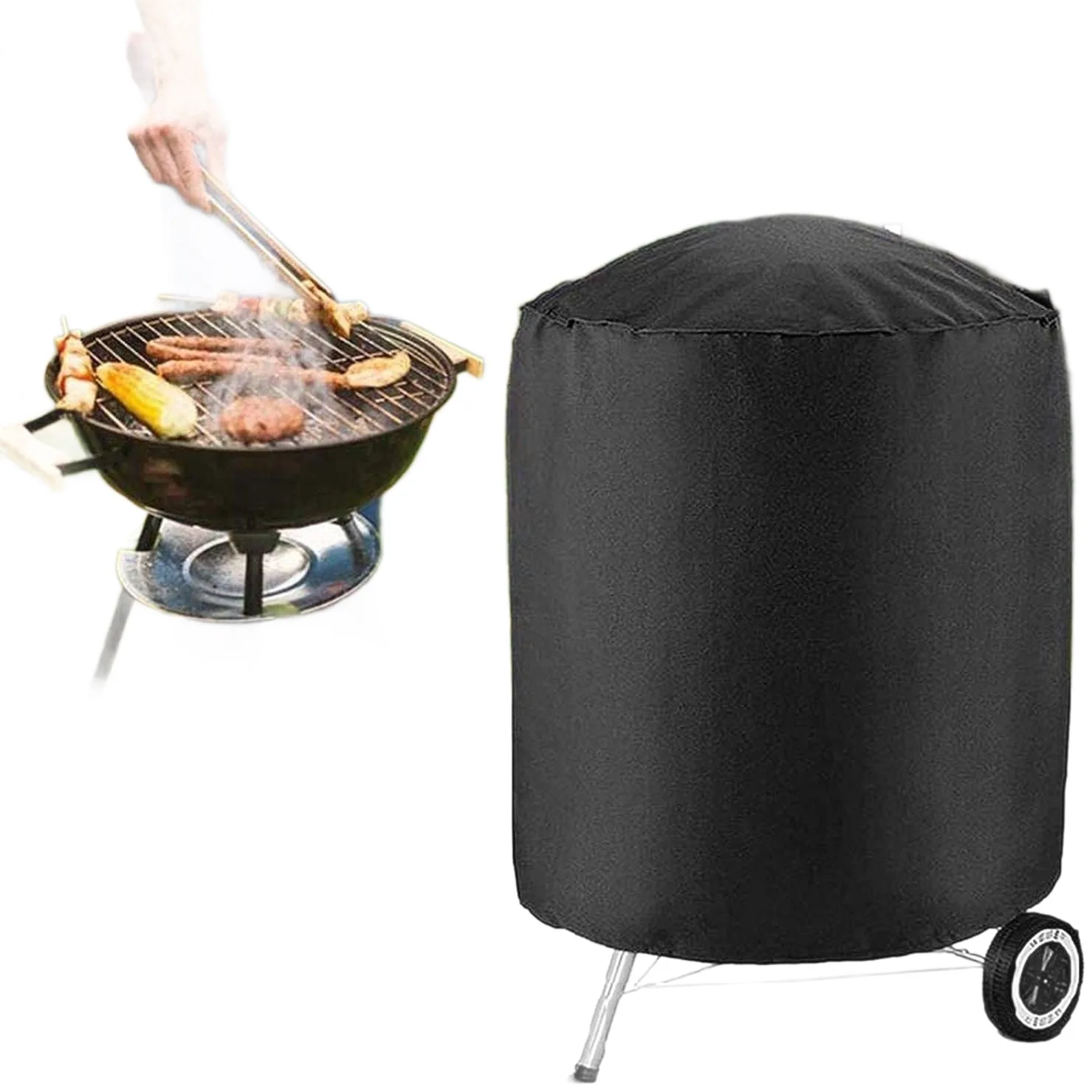 Garden Oxford cloth BBQ grill cover Outdoor waterproof for skewers BBQ grill Fire table Sun protection cover - view 5