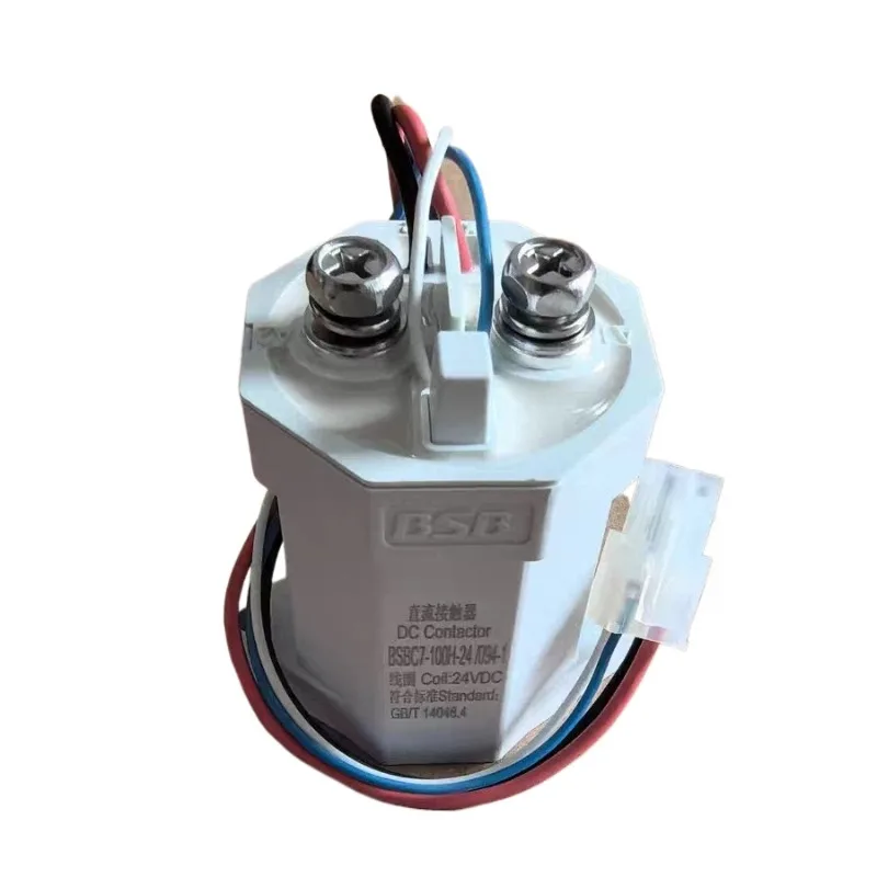 BSBC7‑100H‑24 High Voltage DC Contactor 1000V 100A 24VDC Coil With Auxiliary Contact New Energy Relay Replacement