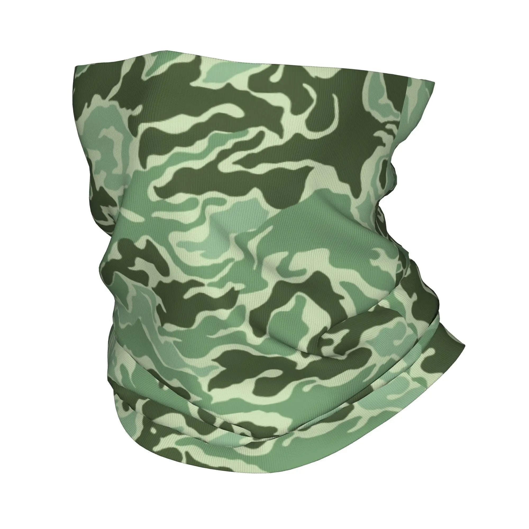 مخصص العسكرية الغابات كامو باندانا الرقبة الجراب لصيد التزلج النساء الرجال التفاف وشاح بالاكلافا أكثر دفئا