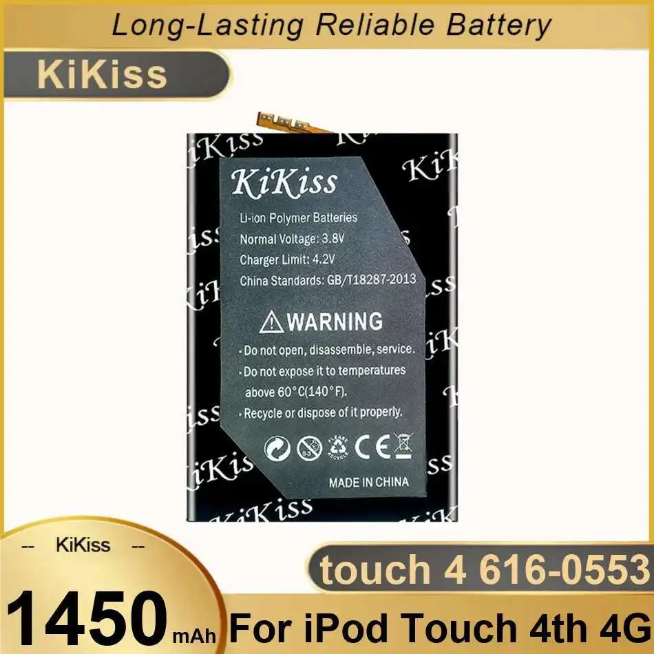 

Environmentally Friendly For Apple Ipod Touch 4Th Generation 4 4G 616-0553 LIS1458APPC 1450Mah Player Battery Long-Lasting