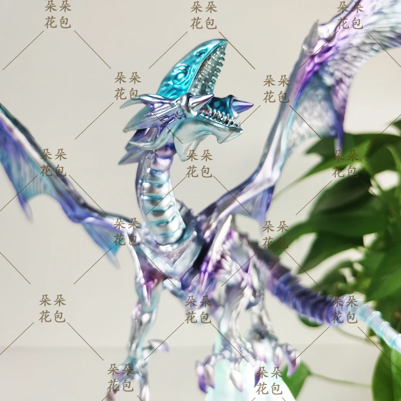 Anime Periphery Model Game King Blue-Eye White Dragon Decoration Model Gk Game Sky Dragon Wing Dragon Statue Collect Toy Gifts