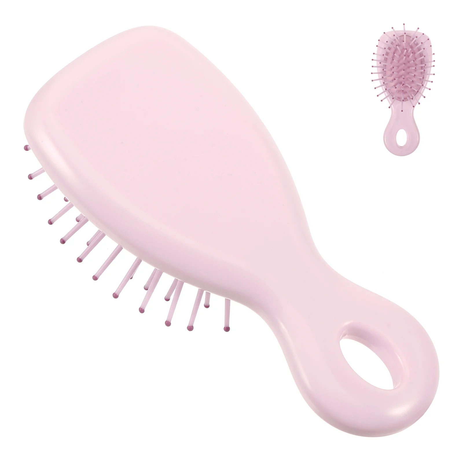 

Air Bag Comb Cute Small Hair Brush for Kids Girls Pink Massage Scalp Detangling Travel Plastic Portable Pocket