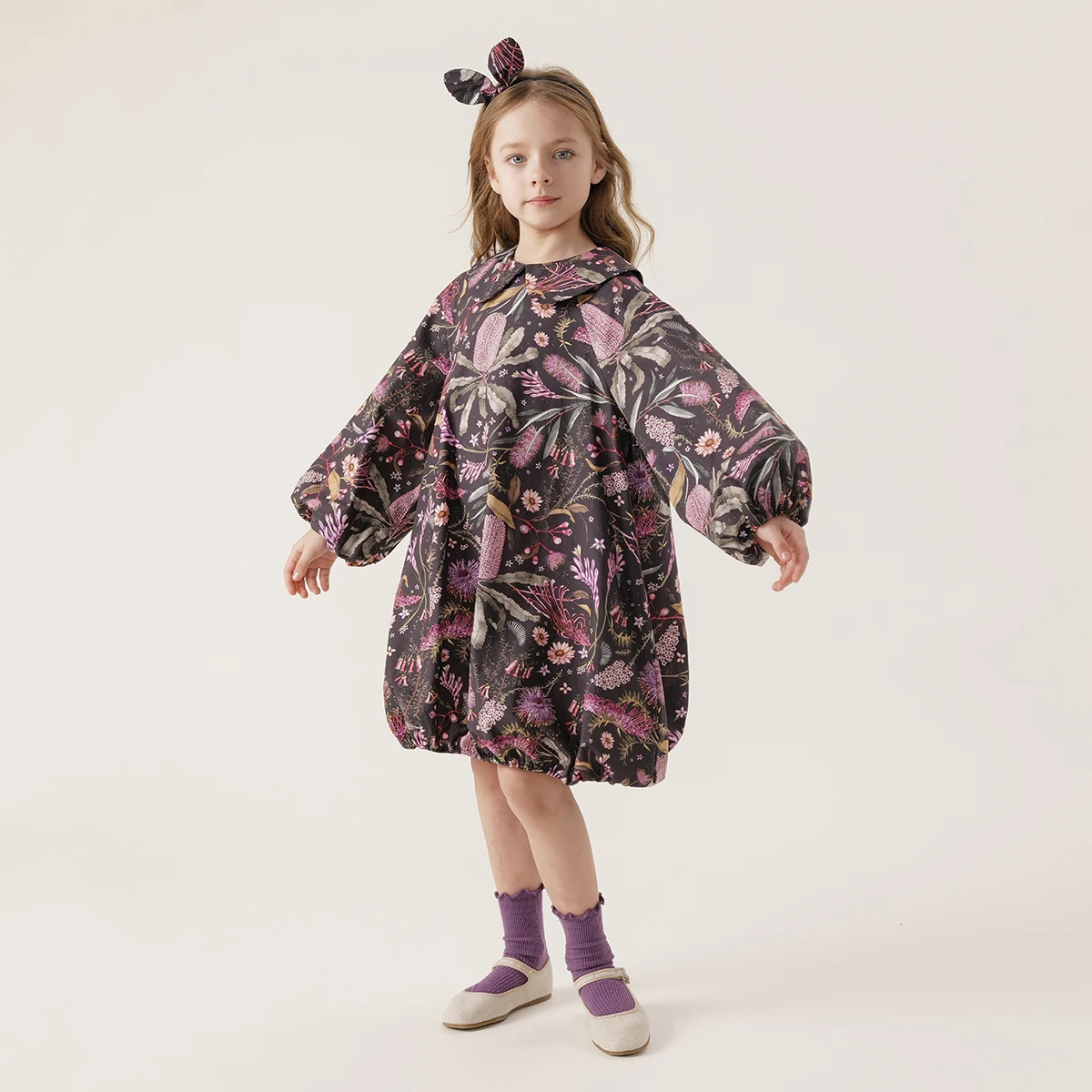 

MARC&JANIE Girls Floral Delight Pod Dress Children's Dresses for Spring French Series 240156