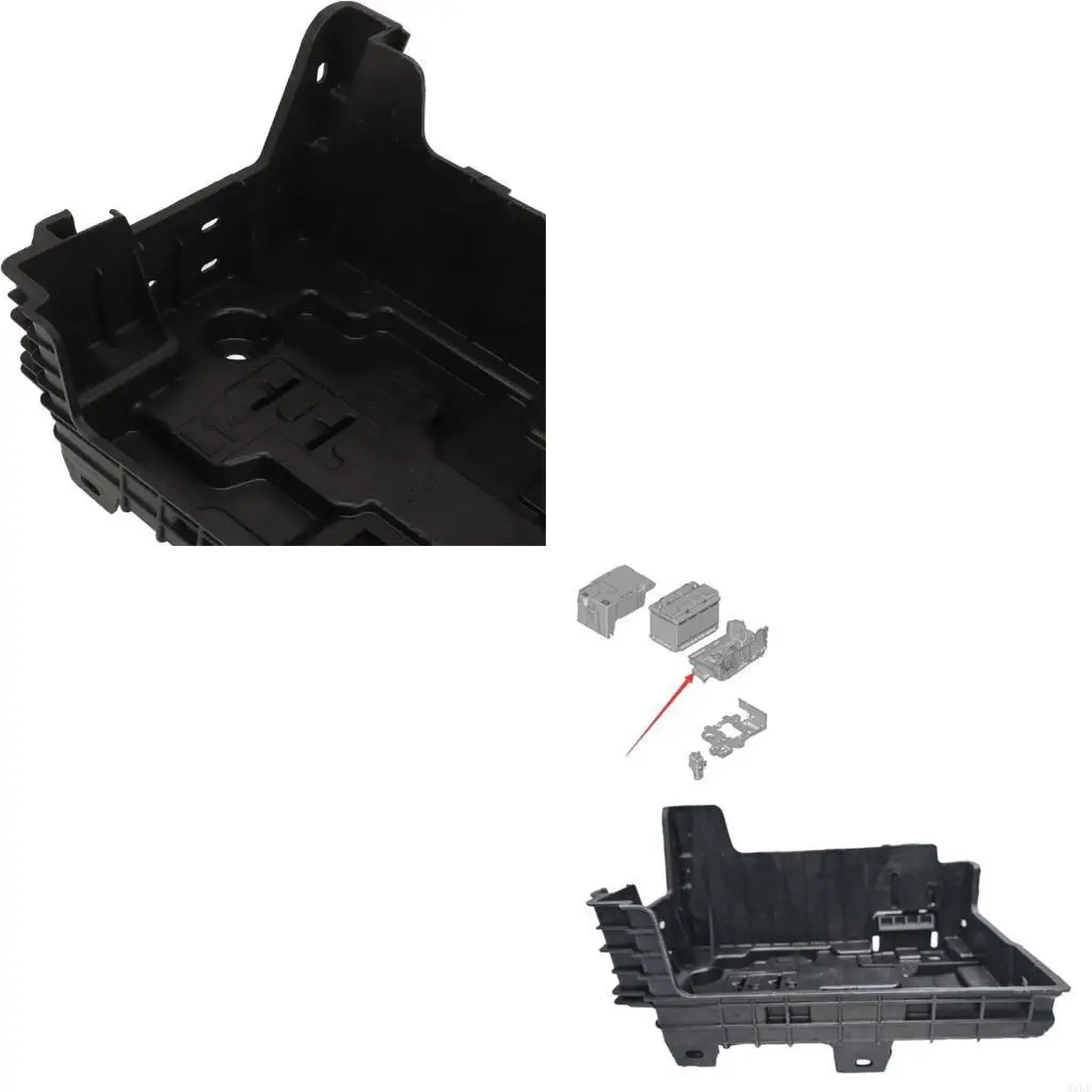 

9801801880 Car Battery Cover Slot Battery Holder Tray Replacement Battery Tray