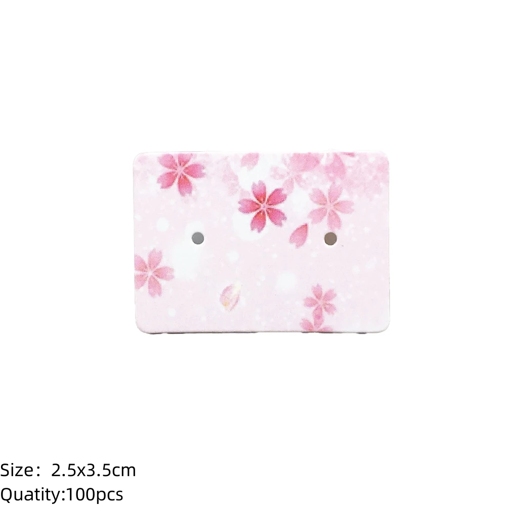 100PCS Earring Display Cards for Small Business Packaging