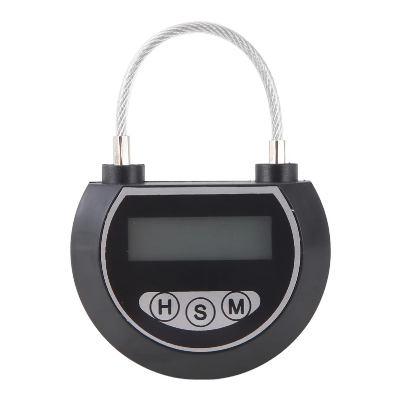 Electronic Time Lock Timer Lock Container Multi Function Time Lock Bin For Toys Black