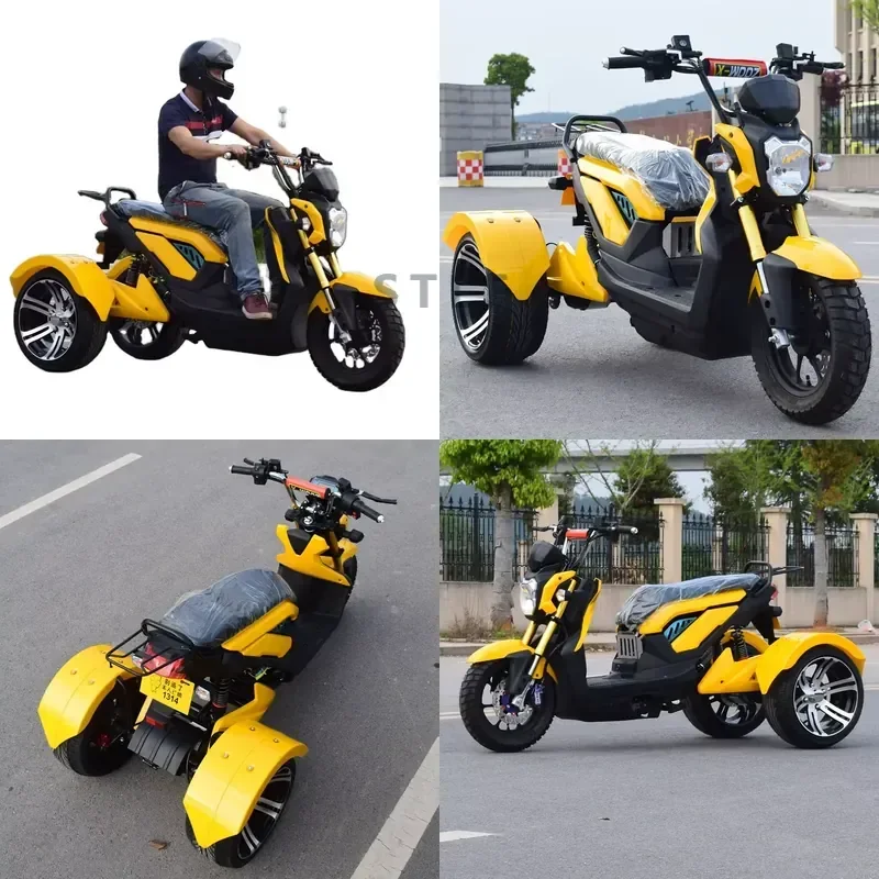 STROVAN Mew 1000W Fashion Removable Battery Good Quality Powerful Three Wheel 3- Wheel Electric Tricycle Scooter Trike